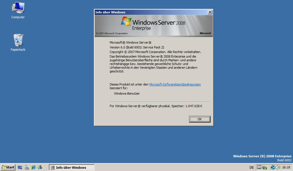 download windows server 2008 iso for virtualbox
